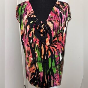 Size XL Calvin Klein Cowl Neck Sleeveless Blouse